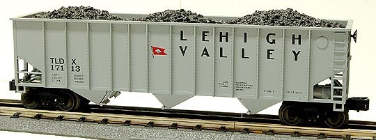 Lionel 6-17113 Lehigh Valley Three bay Hopper with Coal Load Standard 'O'