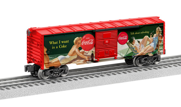 Lionel 6-84612 O Coca-Cola Vintage Pin-Up Girls Boxcar