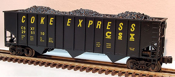 Lionel 6-17120 CSX Coke Express Three Bay Hopper with Coal Load Standard 'O'