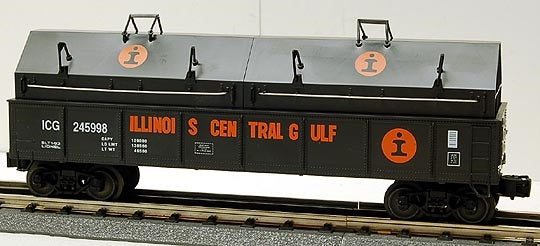 Lionel 6-17404 Illinois Central Gulf Gondola with Coil Covers Standard O