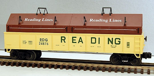 Lionel 6-17405 Reading Gondola with Coil Covers Standard O