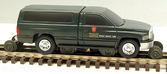 Lionel 6-18438 Pennsylvania Dodge Ram Motorized On-Track Inspection Vehicle