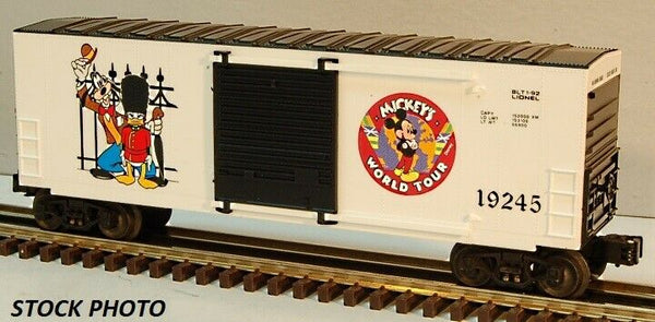 Lionel 6-19245 Disney Mickey's World Tour Hi-Cube Boxcar